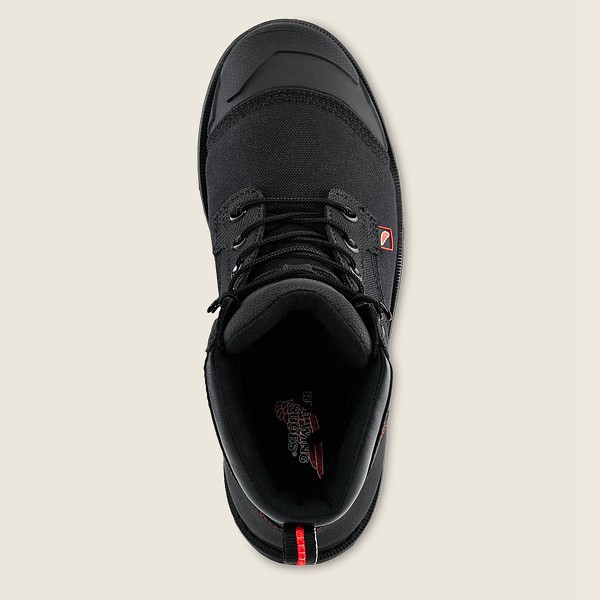 Red Wing Safety Boots Black - Red Wing Mens Maxbond - 8-inch Waterproof Toe - OCSIP-1239